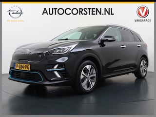Kia Niro e-Niro ExecutiveLine 64kWh SOH 100% Warmtepomp Panoramadak Adap.Cruise Stoelkoeling+Verwarming JBL®-Audio Leder Elek.Stoelen+Memory Camera Apple Carplay Android Auto Navi Stuur+Achterbankverwarming Blind Spot VESS Lane Assist Lmv Privacy Glas Led Pdc DAB Dealeronderhouden