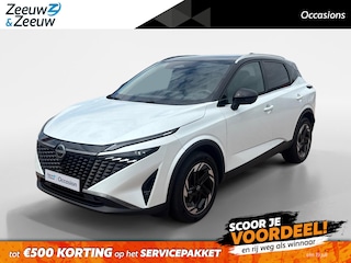 Nissan Qashqai 1.3 MHEV Xtronic Business Executive *Automaat*Navi+360Camera*Climate Control*Winter Pack*Panoramadak*Trekhaak*LM. Velgen*All Season banden*Keyless Entry*Zeer nette auto!