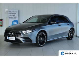 Mercedes-Benz A-klasse 250 e AMG Line ''OP AFSPRAAK'' | Nightpakket | Stoelverwarming | Burmester | Navigatie | Carplay | PDC |