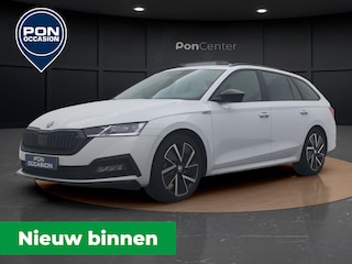 Skoda Octavia Combi 1.5 e-TSI Sportline | Pano Dak | Trekhaak | Side Assist | Parkeerhulp | Elek. Stoel | Matrix LED | 18'' |