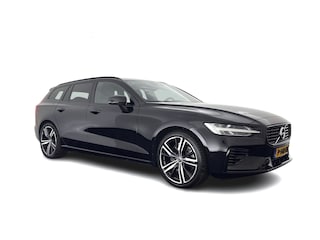 Volvo V60 2.0 T8 Recharge AWD R-Design Black-Line {SoH-99%} (Plug-in) (INCL-BTW) Aut. *LEATHER-FABRIC | FULL-LED | MEMORY-PACK | HARMAN/KARDON | DIGI-COCKPIT | HEATED-SPORTSEATS | KEYLESS | DAB+ | NAVI-FULLMAP | PDC | CRUISE | HEAD-UP | TOWBAR | 19''