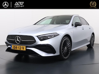 Mercedes-Benz A-klasse 250 e AMG Business Solution | Panorama - Schuifdak | Head-Up Display | Memory Seats | 19" Multispaaks AMG Velgen | Multibeam LED Koplampen | 360° Camera | Distronic Cruise Control