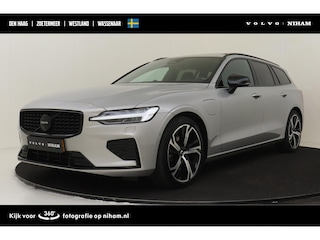 Volvo V60 T6 PLUG-IN HYBRID AWD ULTRA DARK *VOL!* -PANO.DAK|BOWERS&WILKNS|360°CAM|19"|HEAD-UP DISP.|SPORTSTOELEN|BLACK.BADGE