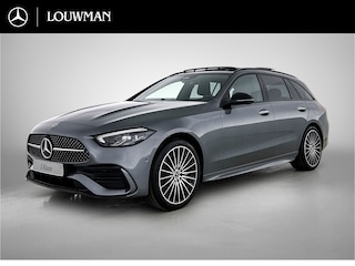 Mercedes-Benz C-klasse Estate 300 e 140 Years Edition Comfortpakket Plus | Winterpakket | Parkeerpakket met 360°-camera | Panoramaschuifdak | DISTRONIC | 19" multispaaks lichtmetalen AMG-velgen |