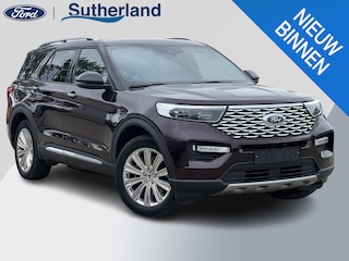 Ford Explorer 3.0 V6 EcoBoost PHEV Platinum | Afneembare trekhaak | Panoramadak | Bang&Olufsen | 360 graden camera | Stoelverwarming/koeling