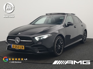 Mercedes-Benz A-klasse 250 e AMG Line PHEV 218pk | Panodak | Camera | Multibeam LED | Alcantara Sportstoelen Verwarmd | Apple Carplay | Sfeerverlichting | Blis | Cruise Control | Navigatie | Virtual | DAB | Plug In Hybrid |