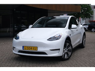 Tesla Model Y Long Range AWD 75 kWh|Rijklaar!|SoH91%|FSD3|Pano|Trekhaak|Warmtepomp|INCL.BTW