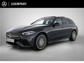 Mercedes-Benz C-klasse 300 e 140 Years Edition | Comfortpakket Plus | Winterpakket | Parkeerpakket met 360°-camera | Panoramaschuifdak | DISTRONIC | 19" multispaaks lichtmetalen AMG-velgen | GUARD 360° Plus | Warmtewerend, donkergetint glas |