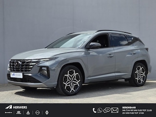 Hyundai Tucson 1.6 T-GDI PHEV N Line 4WD / Dealer onderhouden / Fabrieksgarantie tot 05-2027 / Trekgewicht 1350 kg / Elektrische achterklep / Rondomzicht camera / Stuur- Stoel & Achterbank verwarming / Adaptief cruise control / Keyless Entry/Start /
