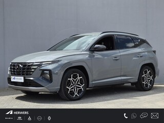 Hyundai Tucson 1.6 T-GDI PHEV N Line 4WD / Dealer onderhouden / Fabrieksgarantie tot 05-2027 / Trekgewicht 1350 kg / Elektrische achterklep / Rondomzicht camera / Stuur- Stoel & Achterbank verwarming / Adaptief cruise control / Keyless Entry/Start /