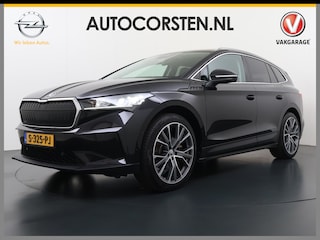 Skoda Enyaq iV 80 SOH 95% Trekhaak 3-Zone Ecc Stuur+Stoelverwarming Lmv 21" Camera Apple Carplay Android Auto Keyless advanced Pdc Led Privacy Glas P-Assist DAB Isofix Rijstrooksensor 1.000KG Trekgewicht 1e Eigenaar Origineel Nederlandse Auto