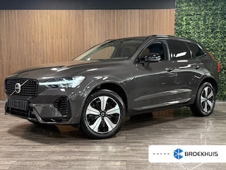 Volvo XC60 T6 AWD Recharge Plus Dark | Trekhaak | Harman Kardon | All Season banden | Stoelverwarming voor+achter | Stuurwielverwarming | Standkachel met Volvo On Call App | Cruise Control | Elektrische voorstoelen geheugen | Lederen bekleding | Zitting verlenging voorstoelen | Schuifdak | Parkeercamera | Google Infotainment | 19 Inch | Keyless Drive | Parkeersensoren voor+achter | Privacy Glass | DAB Radio | Apple Carplay/Android Auto | Draadloos telefoon opladen | Volvo On Call met mobiele App functie | Platinum Grey Metallic |