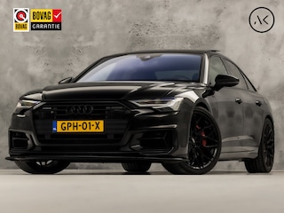 Audi A6 55 TFSI e quattro S-Line Competition 367Pk Automaat (PANORAMADAK, CARBON PACK, BANG&OLUFSEN, APPLE CARPLAY, CAMERA, MEMORY SEATS, GETINT GLAS, HEAD-UP DISPLAY, ADAPTIVE CRUISE, SFEERVERLICHTING, NIEUWSTAAT)