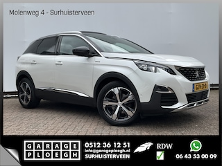 Peugeot 3008 1.6 181PK GT Line Automaat Trekhaak Pano Leer Adap.Cruise 360° Carplay Voll.Onderhouden BOMVOL!