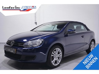 Volkswagen Golf Cabriolet 1.4 TSI comfort navigatie climate-controle electr.pakket electr.kap koplampsproeiers PDC v+a cruise-controle stoelverwarming bleutooth telefonie comfort-pakket 6-speakers
