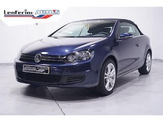 Volkswagen Golf Cabriolet 1.4 TSI comfort navigatie climate-controle electr.pakket electr.kap koplampsproeiers PDC v+a cruise-controle stoelverwarming bleutooth telefonie comfort-pakket 6-speakers