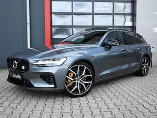 Volvo V60 2.0 T8 Twin Engine AWD Polestar Engineered | Pano | H&K | Memory | Camera | Leder | Trekhaak | Carplay | Stuur & Stoelverwarming | Led | Flippers | Cruise | Digital Dash | Brembo | Öhlins Dual Flow | Lane Assist