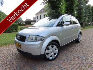 Audi A2 1.4 S Line Electrisch Glazen Panoramadak Ecc Lm Velgen***Dealer Onderhouden***Apk t/m 13-4-2027***