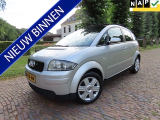 Audi A2 1.4 S Line Electrisch Glazen Panoramadak Ecc Lm Velgen***Dealer Onderhouden***Apk t/m 13-4-2027***