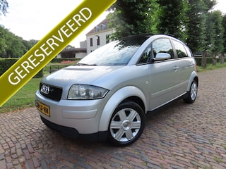 Audi A2 1.4 S Line Electrisch Glazen Panoramadak Ecc Lm Velgen***Dealer Onderhouden***Apk t/m 13-4-2027***