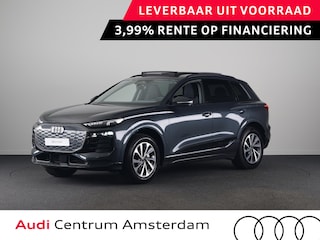 Audi Q6 e-tron Advanced edition 83Kwh 252 pk | Tech pro | Glazen panoramadak | Warmtewerend glas donker tint | Sportstoel zwart leder-kunstl |