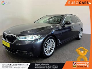 BMW 5-serie Touring 530e High Executive Panoramadak Navigatie Apple Carplay Android Auto 360 camera Parkeerhulp Cruise Control Adaptieve LED-koplampen Stoelverwarming Leder Climate Control Lichtmetalen velgen Privacy Glass