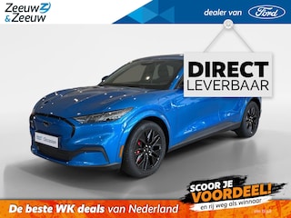 Ford Mustang Mach-E Extended Premium RWD 88 kWh | NIEUW | Direct Leverbaar | Private Lease Vanaf €898,- P/M | 615KM Actieradius |