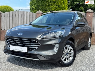 Ford Kuga 2.5 PHEV Titanium X HALF LEER E-STOELEN P-CAMERA STOELVERWARMING STUURVERWARMING ECC NAVI