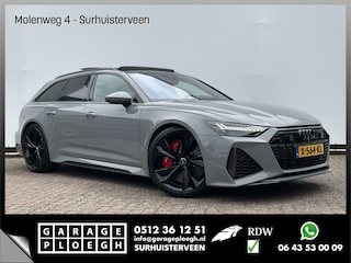 Audi A6 4.0 TFSI 600PK Ceramic HUD Carbon Nardo 4WS Pano.dak Softclose B&O 360° Dealer-Serviced!