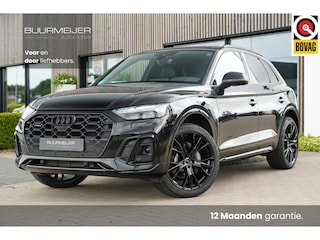Audi Q5 50 TFSI e S edition | 21 inch | Zwart optiek | Matrix LED | Dodehoekdetectie | Adaptieve cruise control | Virtual Cockpit | 360 graden camera | Voorstoelen en achterbank verwarming | 2 x S-Line | Ambiance verlichting |