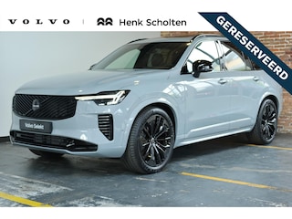 Volvo XC90 T8 Plug-in hybrid AWD Ultra Dark | luchtvering | Semi-Electrische Wegklapbare Trekhaak | 360° Parkeercamera | Nappa lederenbekleding | Black Edition | 20'' Lichtmetalen velgen | Harman Kardon Premium Audio | Google Infotainment