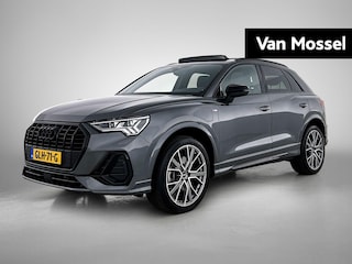 Audi Q3 45 TFSI e S edition | Adaptive cruise control | Glazen panoramadak | 360 graden camera | Navigatie | Stoelverwarming | Dodehoekdetectie | Climate control | Privacy glas | Audi smartphone interface | Trekhaak | Elektr. voorstoelen geh. best.