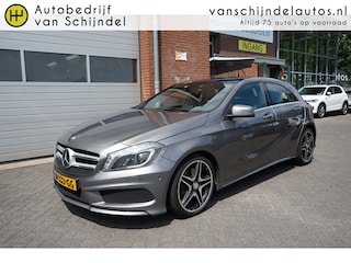 Mercedes-Benz A-klasse 250 Sport Prestige AMG 211PK ELEKTR. SCHUIFKANTEL PANORAMA DAK NAVI - PARKEERSENSOREN V+A - LEDER ALCANTARA - STOELVERWARMING - BLUETOOTH - 18 INCH LMV - CRUISE CONTROL - ECC AIRCO