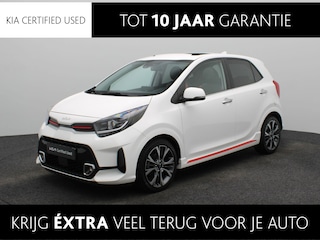 Kia Picanto 1.0 T-GDi GT-Line 5p | open dak| kunstlederen bekleding | stuur verwarming | stoelverwarming | lichtmetalen velgen 16" | Apple Carplay\Android