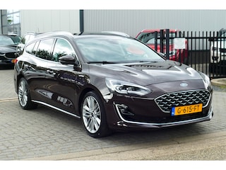 Ford Focus Wagon 1.0 125pk Vignale. Panodak, Adap Cruise, B&O, Leer, Stoel&StuurVerw, 18"LMV, Haak 1000kg