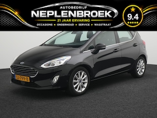 Ford Fiesta 1.0 EcoBoost Titanium 4-2018 • 74 kW / 101 PK • Benzine • Automaat • Stoel & Stuurverwarming | Camera | Adaptief Cruise | B&O 90.187 km 13-04-2018