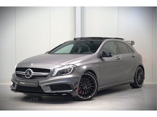Mercedes-Benz AMG 45 4MATIC | Magno | Stoelverwarming | Panoramadak | Aero Pack | Kuipstoelen | Performance Uitlaat | Drivers Pack | Performance Stuur | Navigatie | Camera | Cruise Control | AMG Exclusive | Performance
