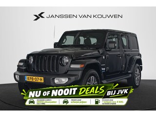 Jeep Wrangler Unlimited 4xe 380 Sahara Leder Stoelverwarming Off-Road Camera