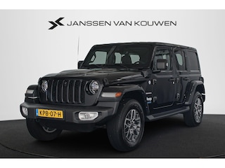 Jeep Wrangler Unlimited 4xe 380 Sahara Leder Stoelverwarming Off-Road Camera