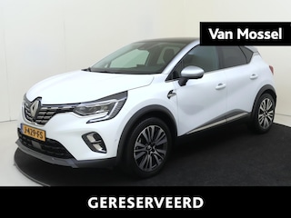 Renault Captur 1.3 TCe 155 Initiale Paris | Apple Carplay/Android Auto | Autonomous Emergency Braking | cruise control adaptief | dodehoek detectie | electronic climate control | LED koplampen | lichtmetalen velgen 18" | luxe lederen bekleding | metaalkleur | navigatiesysteem full map | rijstrooksensor met correctie | voorstoelen verwarmd
