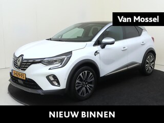 Renault Captur 1.3 TCe 155 Initiale Paris | Apple Carplay/Android Auto | Autonomous Emergency Braking | cruise control adaptief | dodehoek detectie | electronic climate control | LED koplampen | lichtmetalen velgen 18" | luxe lederen bekleding | metaalkleur | navigatiesysteem full map | rijstrooksensor met correctie | voorstoelen verwarmd