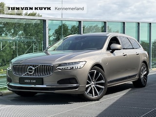 Volvo V90 2.0 T6 AWD Inscription PHEV, Automaat, Panoramadak, Luchtvering, Leder, Head-up display, Stoel- en stuurverwarming, Harman Kardon audio, Extra getinte ramen achter, Parkeerverwarming met timer