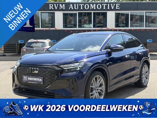 Audi Q4 45 S Edition 82 kWh S-LINE BINNEN + BUITEN VAN: 48.900,- VOOR: 44.877,- UW WKOORDEEL: 4.023,- | 21 INCH!| MEM. STOEL| ACHTERUITRIJCAMERA| NAPPA LEER| DIAMOND STICHING | FABR. GARANTIE T/M 2028