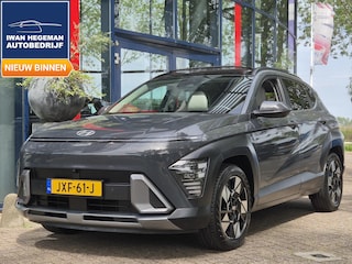 Hyundai Kona 1.6 GDI HEV Premium Sky | Panoramadak | Navigatie | Leer | Cruise Control Licht metalen velgen