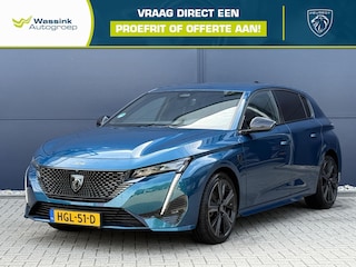 Peugeot 308 1.2 Hybrid 145 e-DCS6 GT | Navigatie | AGR stoelen | Memory | Stuur/Stoelverwarming | Matrix LED | 18inch | Trekhaak | Lage kmstand!