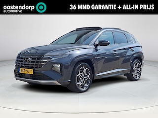 Hyundai Tucson 1.6 T-GDI HEV N Line Sky AWD | Apple carplay/Android Auto | Panoramisch schuif/kantel dak | 360 graden camera | Stoelverwarming/verkoeling | Elektrische verstelbare stoelen met geheugen |