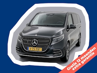 Mercedes-Benz V-klasse 300d Lang Gratis 12 Maanden Extra Garantie AMG Avantgarde Dubbele Cabine Burmester Audio Afneembare trekhaak Elektrische Schuifdeuren Leder 360 Graden Camera extra-garantie