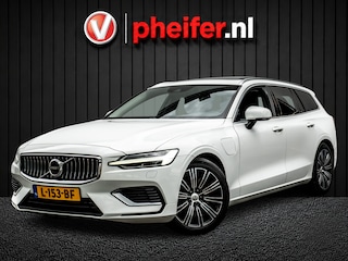 Volvo V60 2.0 T6 Recharge AWD Inscription Panoramadak/ Trekhaak/ Camera/ Stoel-stuurverwarming/ Leer/ Contourstoelen