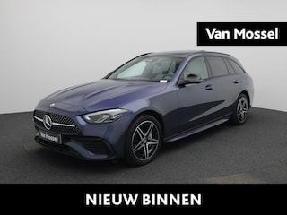 Mercedes-Benz C-klasse Break C 300 e AMG Line | Panoramadak | Sfeerverlichting | Burmester | Stoelverwarming | Achteruitrijcamera |