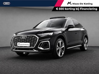 Audi Q5 50 TFSIe 299pk S-tronic S edition · Camera · Panoramadak · Apple/Android Car Play · Navigatie · Elek. Achterklep · Stoelverwarming ·